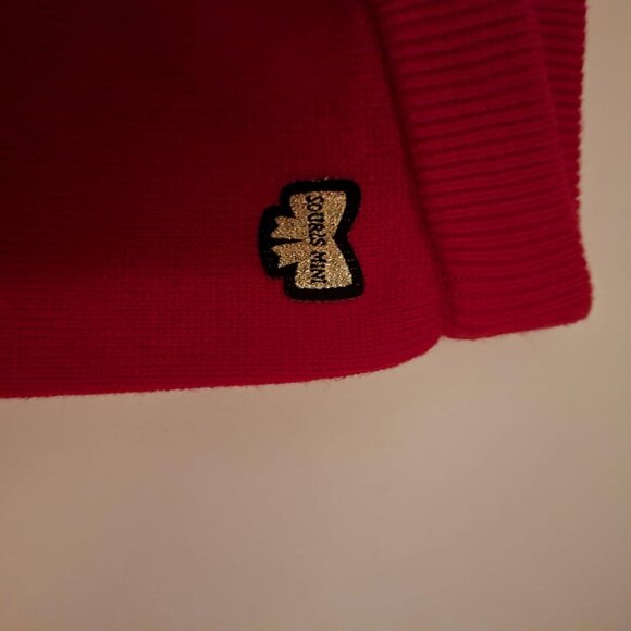 Souris Mini quality red leggings pants bunny on knees NWT 100$ cotton knit 12 - Picture 3 of 5